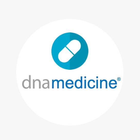 DNA Medicine PGx testing logo circle